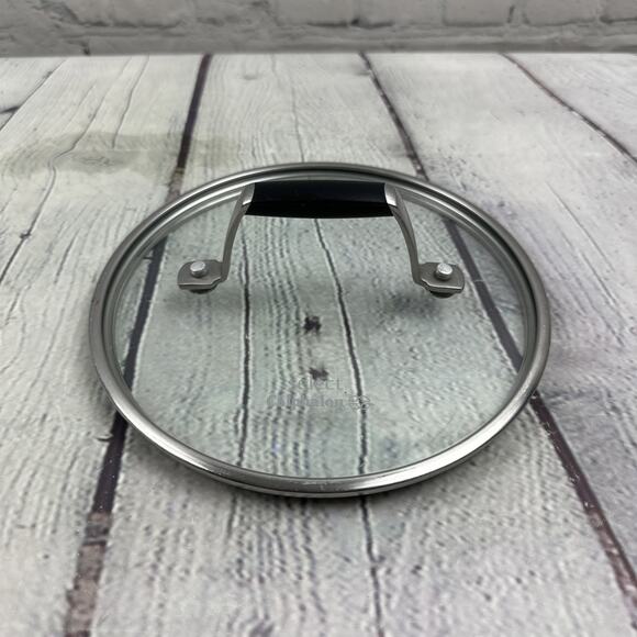 SELECT by CALPHALON Replacement Glass Pan‎ Lid 7" OD 6 1/2" ID - Picture 1 of 8